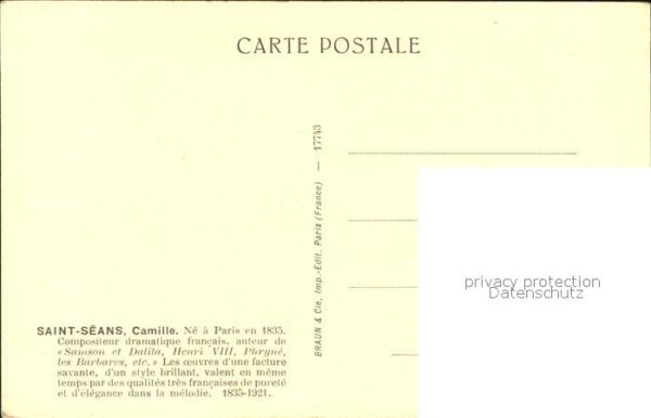 Persoenlichkeiten Saint-Seans Camille – Bild 2