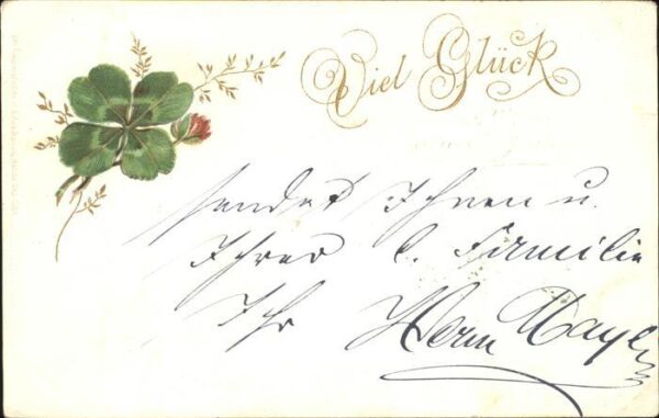 Glueck Kleeblatt