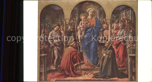 Religion Künstlerkarte Fra Filippon Lippi La Ver