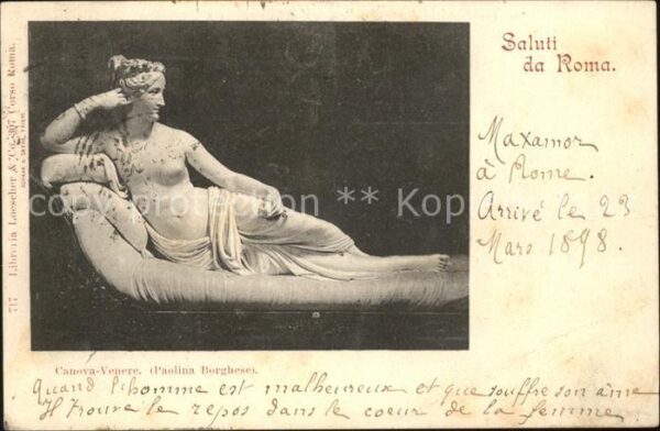 Skulpturen Canova-Venere Roma