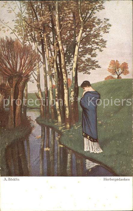 Boecklin Arnold Herbstgedanken Nr. 10 Bruckmanns Bildka