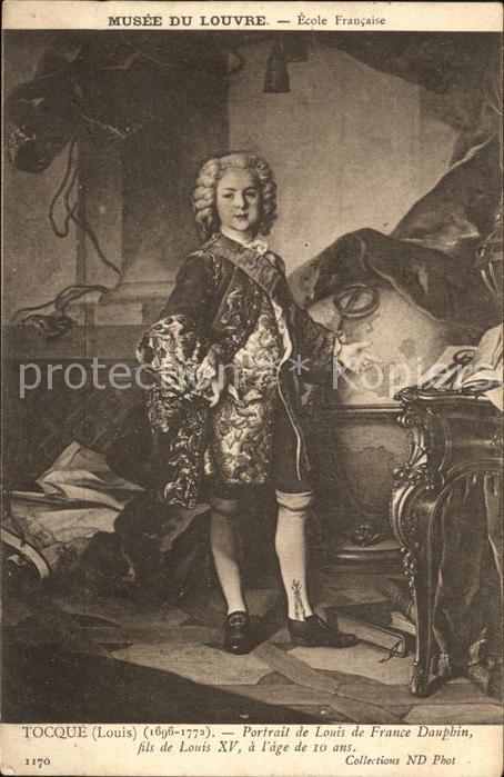 Persoenlichkeiten Louis de France Dauphin Künstler Tocque