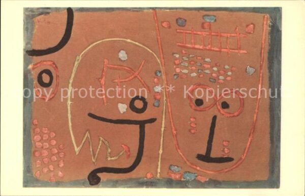 Kuenstlerkarte Paul Klee Duke Leiter Not Alone Nr. 899