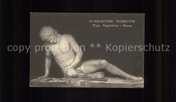 Skulpturen Gladiatore Morente Museo Capitolino Rom