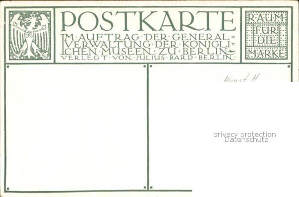 Kuenstlerkarte Hans Holbein D.J. Kaufmann Georg Gisze – Bild 2