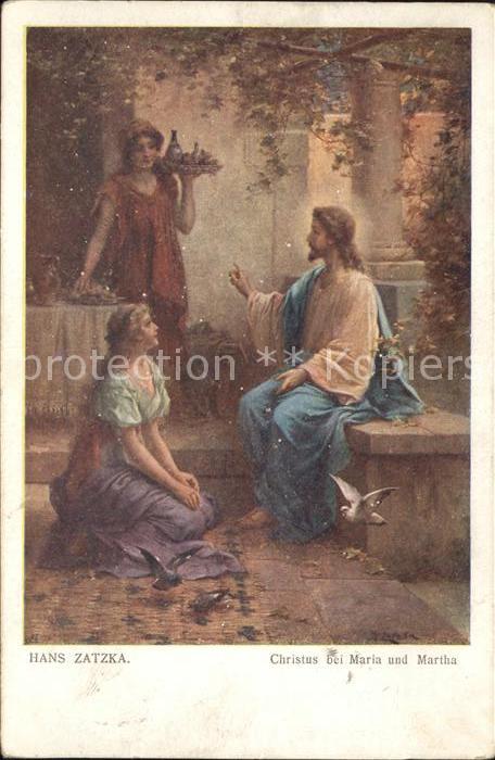 Zatzka H. Christus bei Maria und Martha Nr. 512