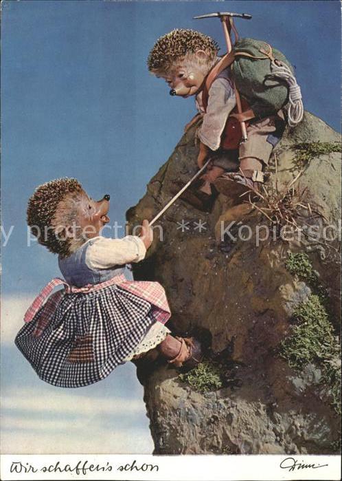 Mecki Nr. 313 Bergsteiger Bergsteigen Bergpickel