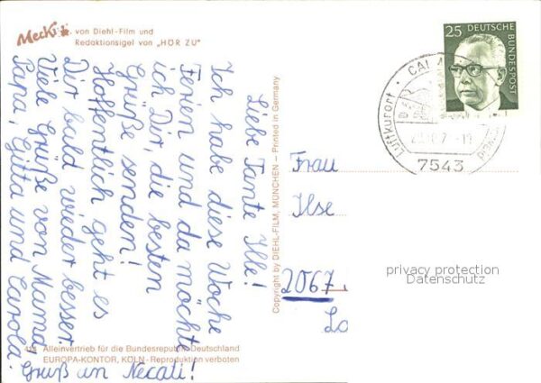 Mecki Nr. 414 Modellbau Schiff Garn Pinsel Bleist – Bild 2
