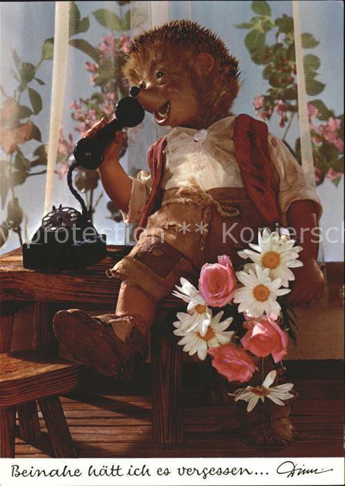 Mecki Nr. 417 Telefon Anruf anrufen Blumen Rosen