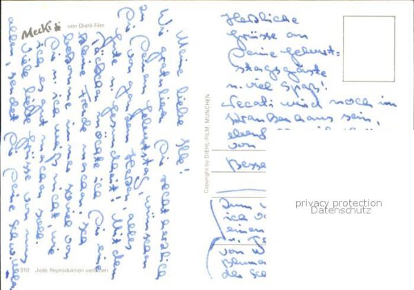 Mecki Nr. 310 Glückwunsch Pilze Kleeblätter – Bild 2