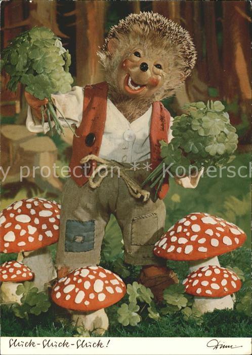 Mecki Nr. 310 Glück Pilze Kleeblätter