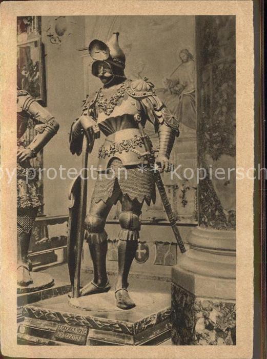 Rittertum Mittelalter König Theodorich Bronzefigur Innsbruck