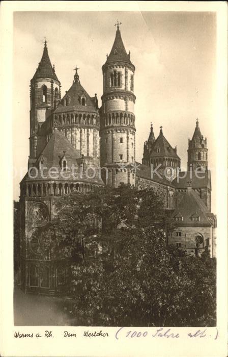 Worms Rhein Dom Westchor