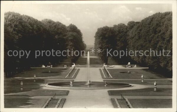 Schwetzingen Schlossgarten Fontäne