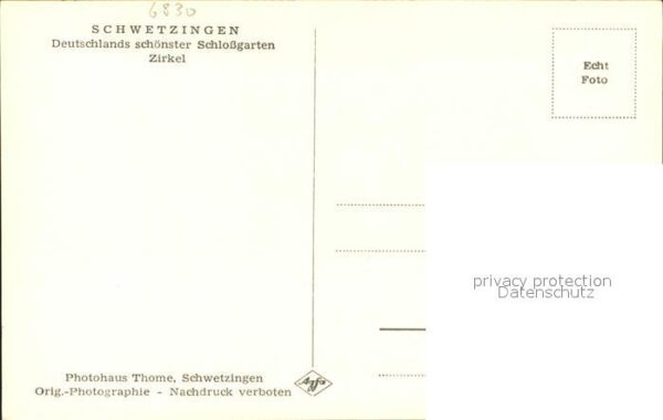 Schwetzingen Schlossgarten Zirkel – Bild 2