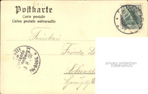 Heidelberg Neckar Neckarpartie mit Schloss – Bild 2