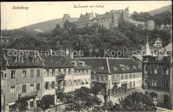 Heidelberg Neckar Stadtblick