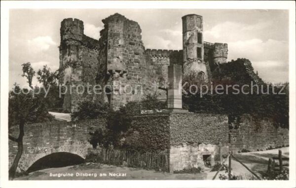 Neckargemuend Burg Dilsberg am Neckar