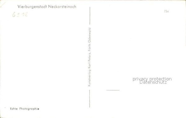 Neckarsteinach Vierburgen Blick – Bild 2