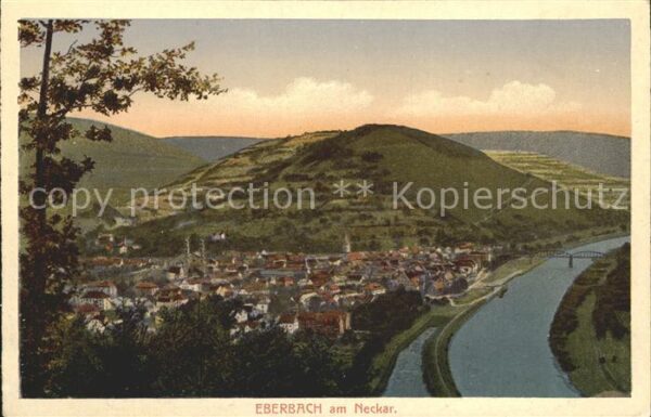 Eberbach Baden Totalansicht