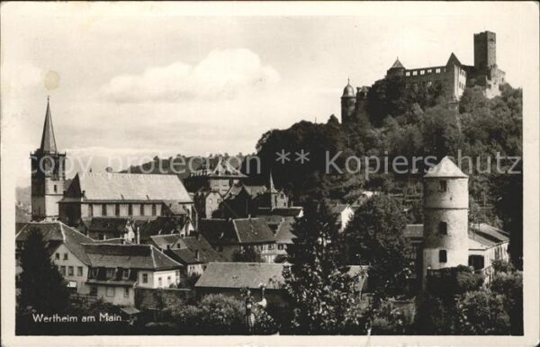 Wertheim Main Schloss und Kirche