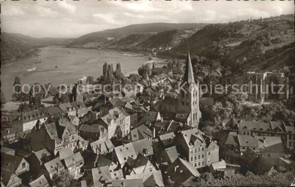 Bacharach Rhein mit Werner Kapelle