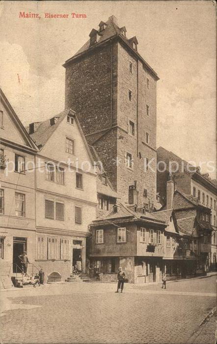 Mainz Rhein Eiserner Turm