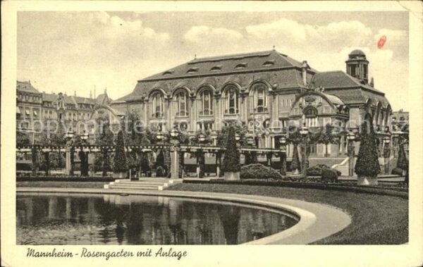 Mannheim Rosengarten mit Anlage