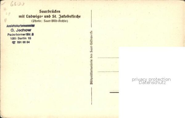 Saarbruecken mit Ludwigs und St Jakobskirche – Bild 2