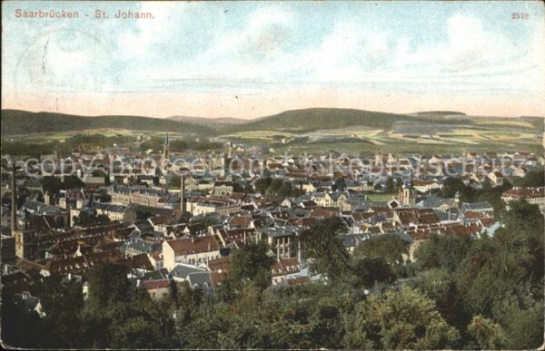 Saarbruecken Totalansicht St Johann
