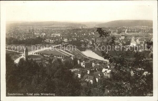 Saarbruecken Total vom Winterberg