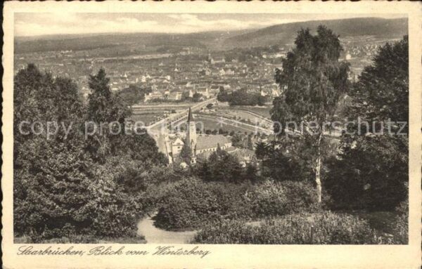 Saarbruecken Blick vom Winterberg