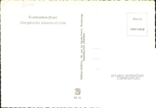 Saarbruecken Ev Johanniskirche – Bild 2