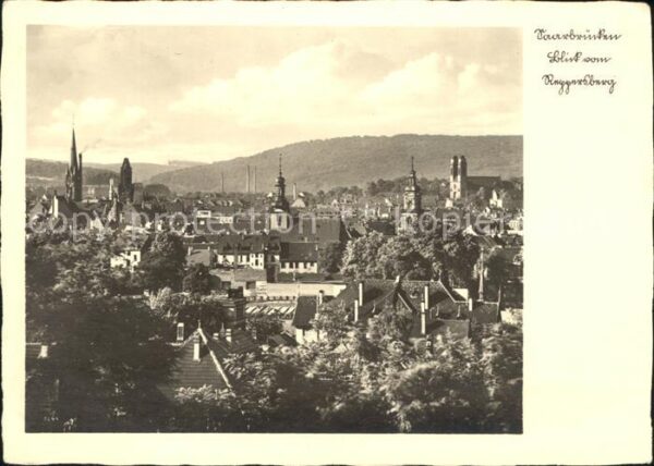 Saarbruecken Blick vom Reggersberg