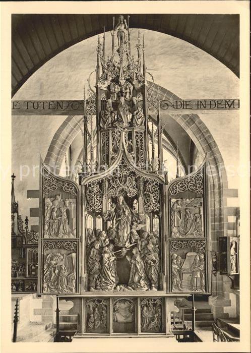 Creglingen Herrgottskirche Altar