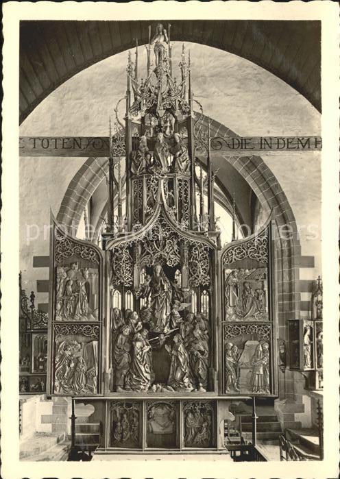 Creglingen Herrgottskirche Marienaltar