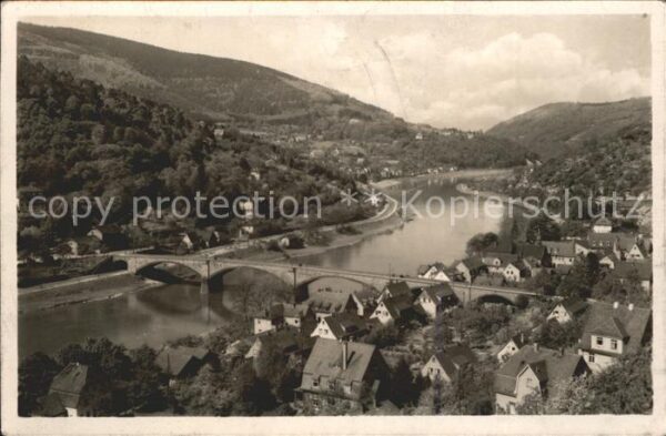 Schlierbach Heidelberg mit Blick auf Ziegelhausen und Neckar