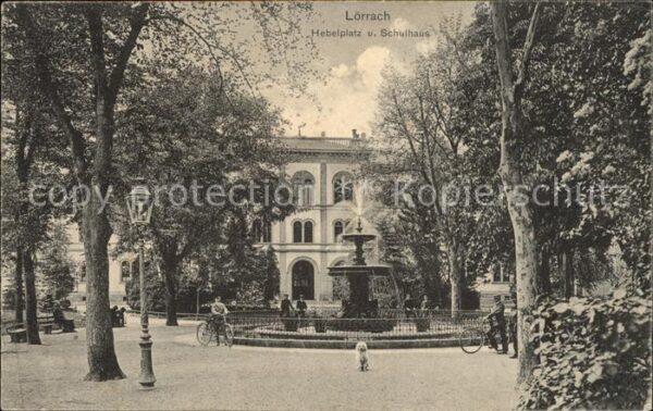 Loerrach Hebelplatz und Schulhaus