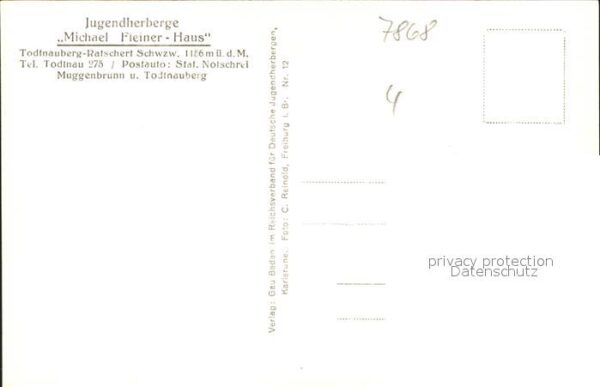 Todtnauberg Jugendherberge Michael Fleiner Haus – Bild 2