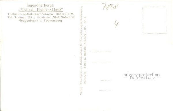 Todtnauberg Jugendherberge Michael Fleiner Haus – Bild 2