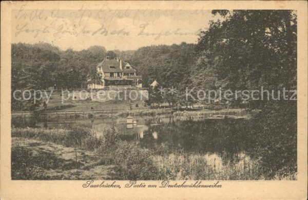 Saarbruecken Partie am Deutschmühlenweiher
