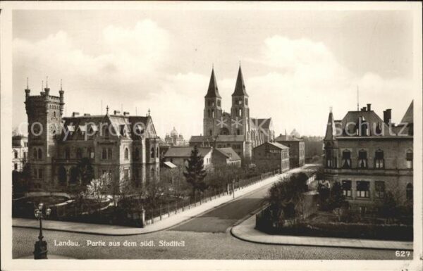 Landau Pfalz Partie aus dem südl Stadttel