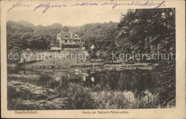 Saarbruecken Partie am Deutsch Mühlenweiher