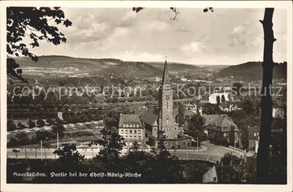 Saarbruecken Partie bei der Christ König Kirche