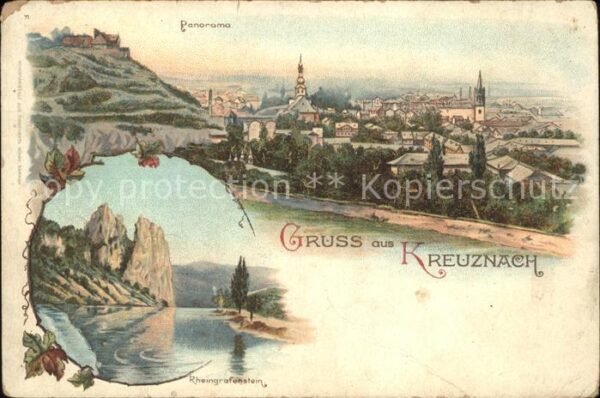 Bad Kreuznach Panorama Rheingrafenstein
