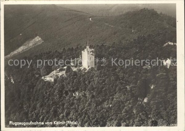 Kalmit Berg Fliegeraufnahme