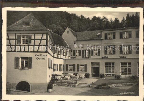 Badenweiler Gasthaus zur Sonne