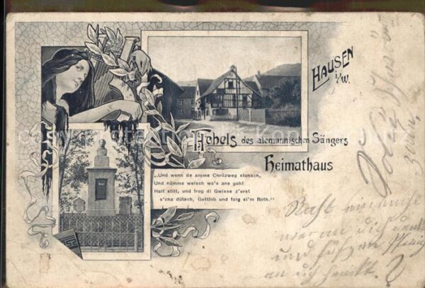 Hausen Wiesental Hebel Denkmal und Heimathaus