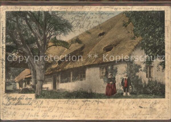 Hottingen Rickenbach Baltheshof Bauer und Bäuerin