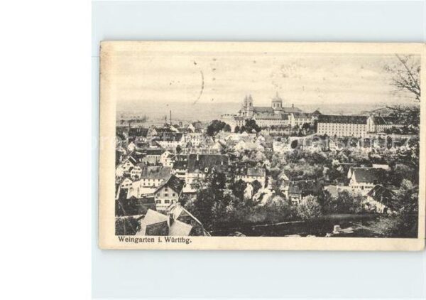 Weingarten Wuerttemberg Panorama mit Kloster